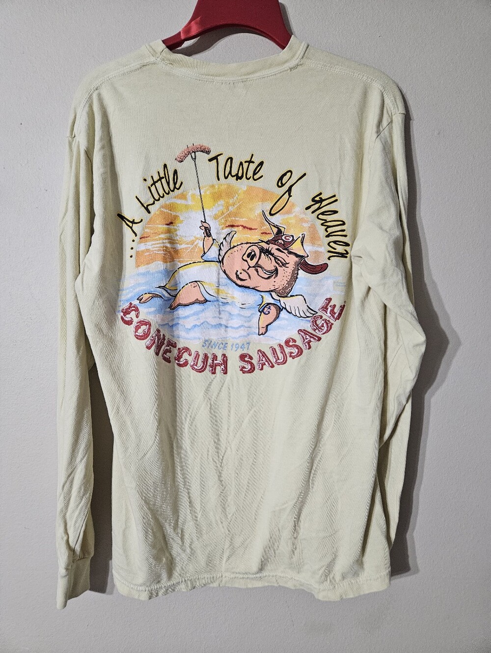 Conecuh Sausage Long Sleeve Tshirt Medium